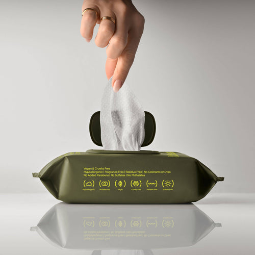 All Over Textured Grooming Wipes – Aloe Vera & Chamomile Dog Wipes (80 Ct)