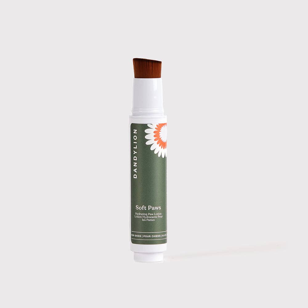 Dandylion Soft Paws Hydrating Paw Lotion with brush applicator